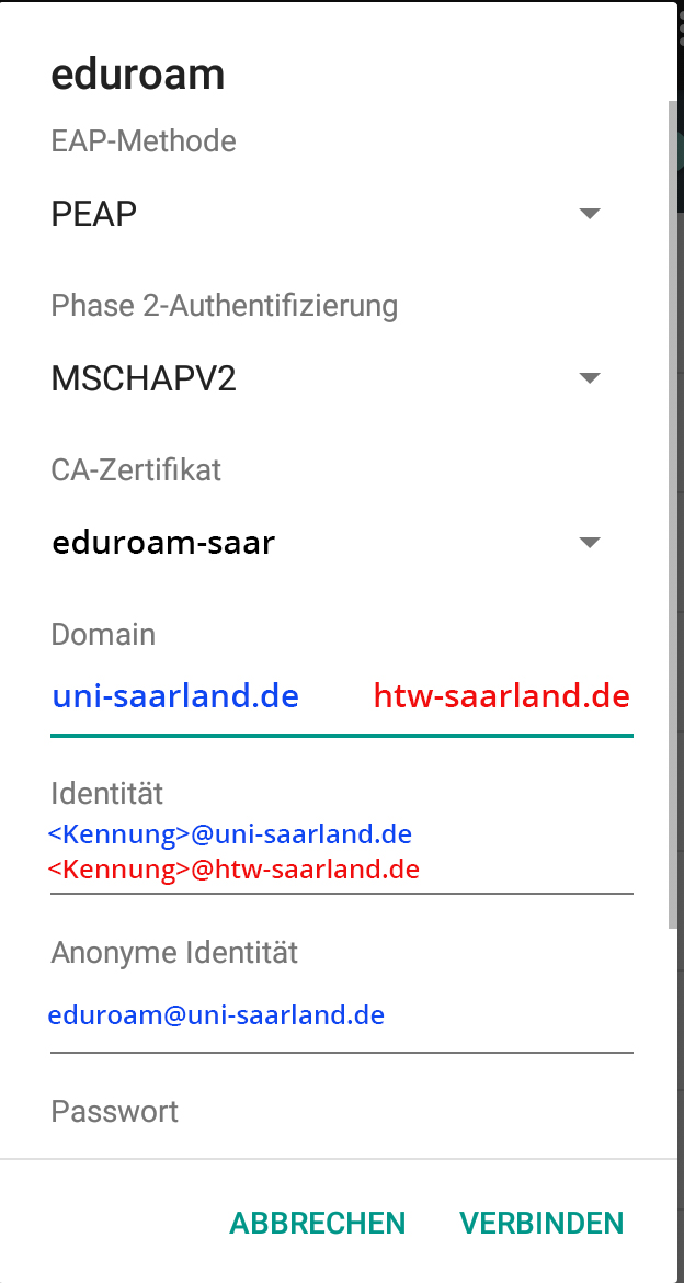 Android-Einrichtung